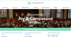 Desktop Screenshot of firstchurchlf.org